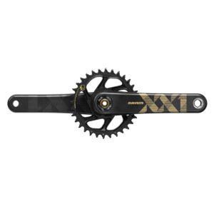 sram xx1 eagle carbon boost crankset - 175mm, 12-speed, 34t, direct mount, dub spindle interface, black