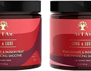 As I Am Long & Luxe Curl Enhancing Smoothie 16oz"Pack of 2"