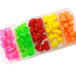 125Pcs Soft Fishing Lure Corn Fishing Corn Soft Baits Fish Beads Feeder Carp Fishing Accessories Tool