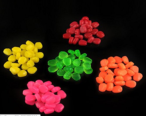 125Pcs Soft Fishing Lure Corn Fishing Corn Soft Baits Fish Beads Feeder Carp Fishing Accessories Tool