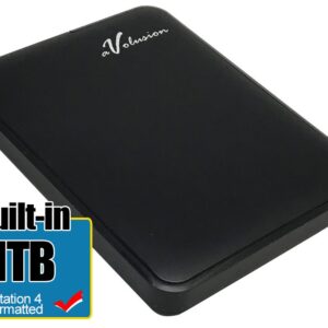 Avolusion 1TB USB 3.0 Portable External Gaming Hard Drive (for PS4, Pre-Formatted) HD250U3-Z1