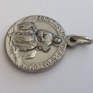 I G J Saint John the Apostle and Evangelist Silver Medal - The Patron Saints Medals