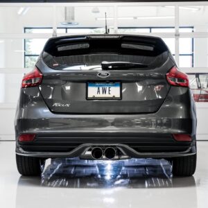 AWE Tuning Ford Focus ST Track Edition Cat-back Exhaust - Chrome Silver Tips