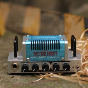 Hotone Captain Sunset High Gain Guitar Amp Head 5 Watts Class AB Amplifier with CAB SIM Phones/Line Output