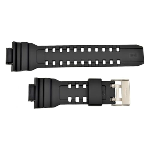 Casio Watch Band GD-350 Black Resin Strap for G-shock Vibrator Watch.