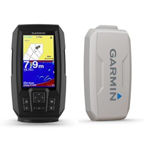 garmin striker plus 4 with dual-beam transducer and protective cover, 4 inch screen 010-01870-00