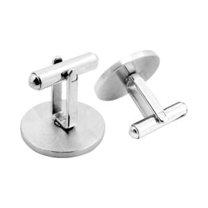 MUEEU Father Wedding Cufflinks Engraved of all the Walks We Have Take This One is my Favorite Round Cuff link Tie Clip Tacks