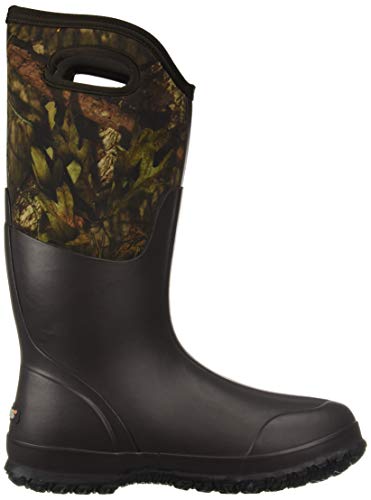 BOGS womens Classic Tall Camouflage Waterproof Insulated Rubber Neoprene Snow Rain Boot, Mossy Oak Print, 7 US