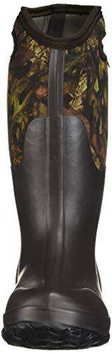 BOGS womens Classic Tall Camouflage Waterproof Insulated Rubber Neoprene Snow Rain Boot, Mossy Oak Print, 7 US