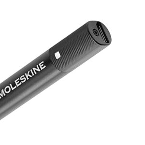 Moleskine Pen+ Ellipse Smart Pen - Designed for Use with Moleskine Notes App for Digitally Storing Notes (Only Compatible with Moleskine Smart Notebooks, Sold Separately), Black, One Size (718889)