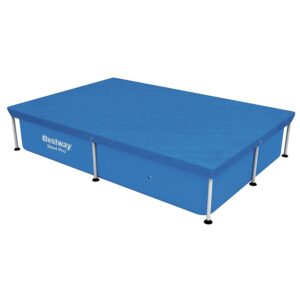 Bestway 118 x 79 Above Ground Swimming Pool Solar Cover Tarp for 9 Foot Steel Pro and Power Frame Pool, Pool Not Included