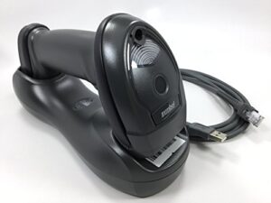 zebra symbol li4278 wireless bluetooth barcode scanner with cradle and usb cables