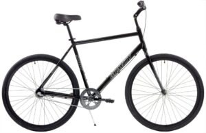 gravity swift 3 shimano nexus 3 speed internal hybrid coaster brake bike simple (jet black, 22" mens fits most riders 6' 2' to 6' 5"+)