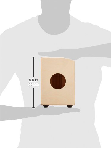 Meinl Mini Cajon Box Drum with Internal Snares - MADE IN EUROPE - Baltic Birch Wood, Miniature Size, 2-YEAR WARRANTY (MC1B)