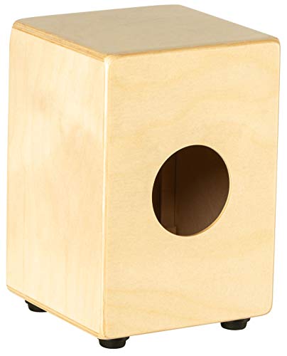 Meinl Mini Cajon Box Drum with Internal Snares - MADE IN EUROPE - Baltic Birch Wood, Miniature Size, 2-YEAR WARRANTY (MC1B)