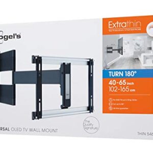 Vogel's Thin 546 Full-Motion OLED TV Wall Mount for 40-65 inch TVs | Swivels up to 180º | Max. 66 lbs (30 kg) | Max. VESA 400x400 | Ultra Slim TV Wall Mount | TÜV Certified