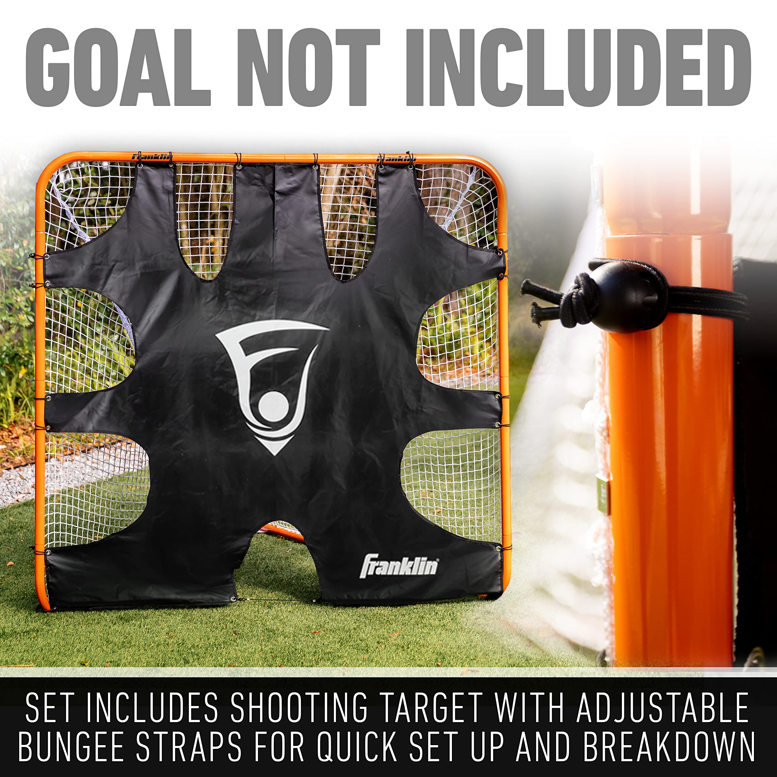 Franklin Sports Lacrosse Goal Shooting Target - Lacrosse Net Training Equipment - Corner Targets for Shooting Practice - Fits Official Size Goals