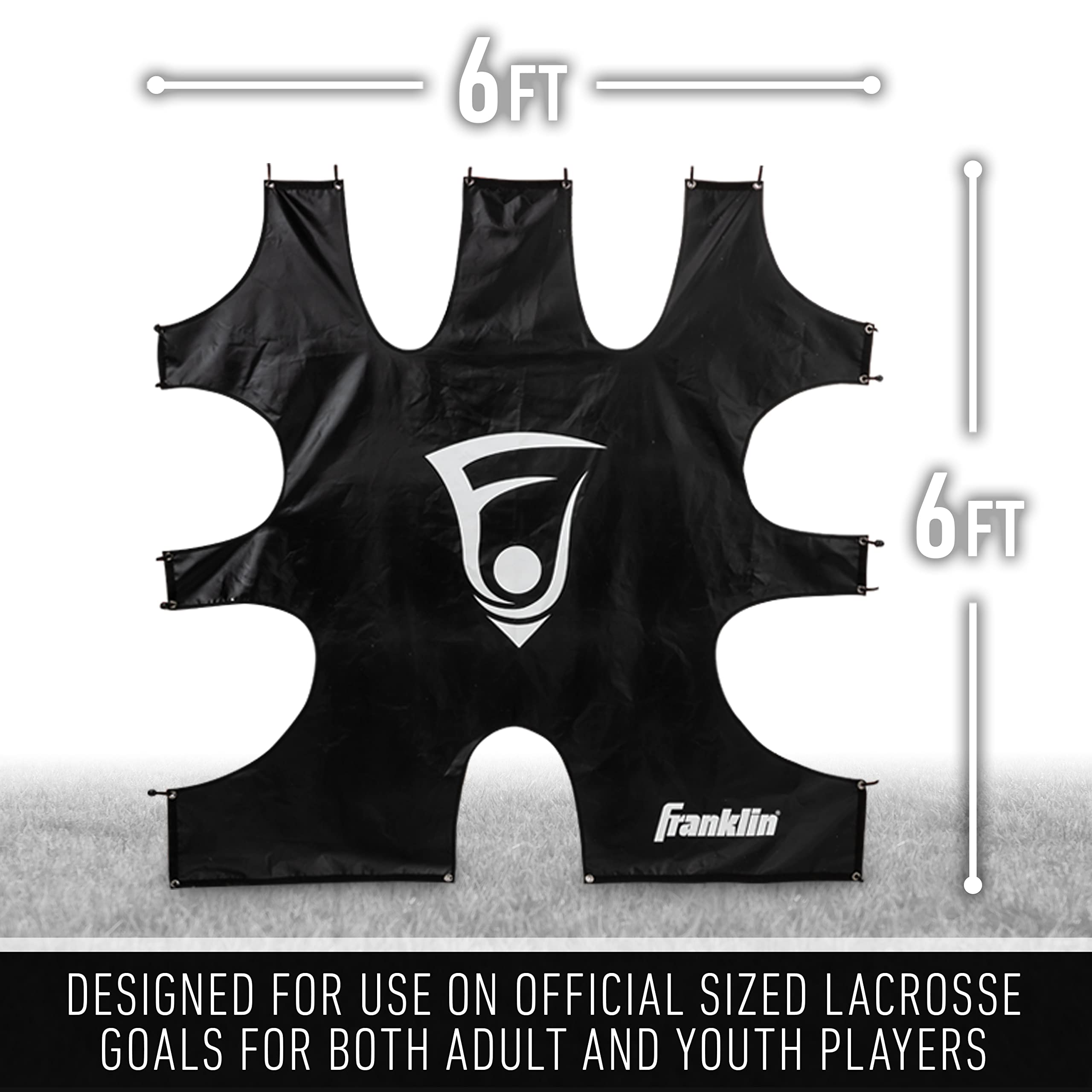 Franklin Sports Lacrosse Goal Shooting Target - Lacrosse Net Training Equipment - Corner Targets for Shooting Practice - Fits Official Size Goals