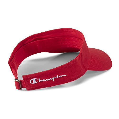 Champion mens Our Father Visor Headband, Medium Red, One Size US