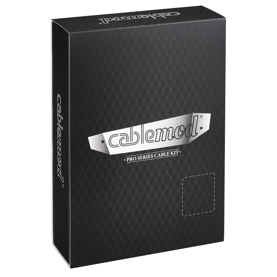 CableMod C-Series Pro ModMesh Sleeved Cable Kit for Corsair Type 4 RM Black Label/RMi/RMX (Black + White)