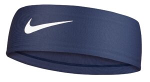 nike fury headband (midnight navy/white, one size fits most)