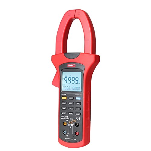 UNI-T UT233 1000A True RMS Auto Range 1 or 3 Phase Sequence Test Power Clamp Meter 10000 Count PC Software Current Voltage Frequency Power Energy