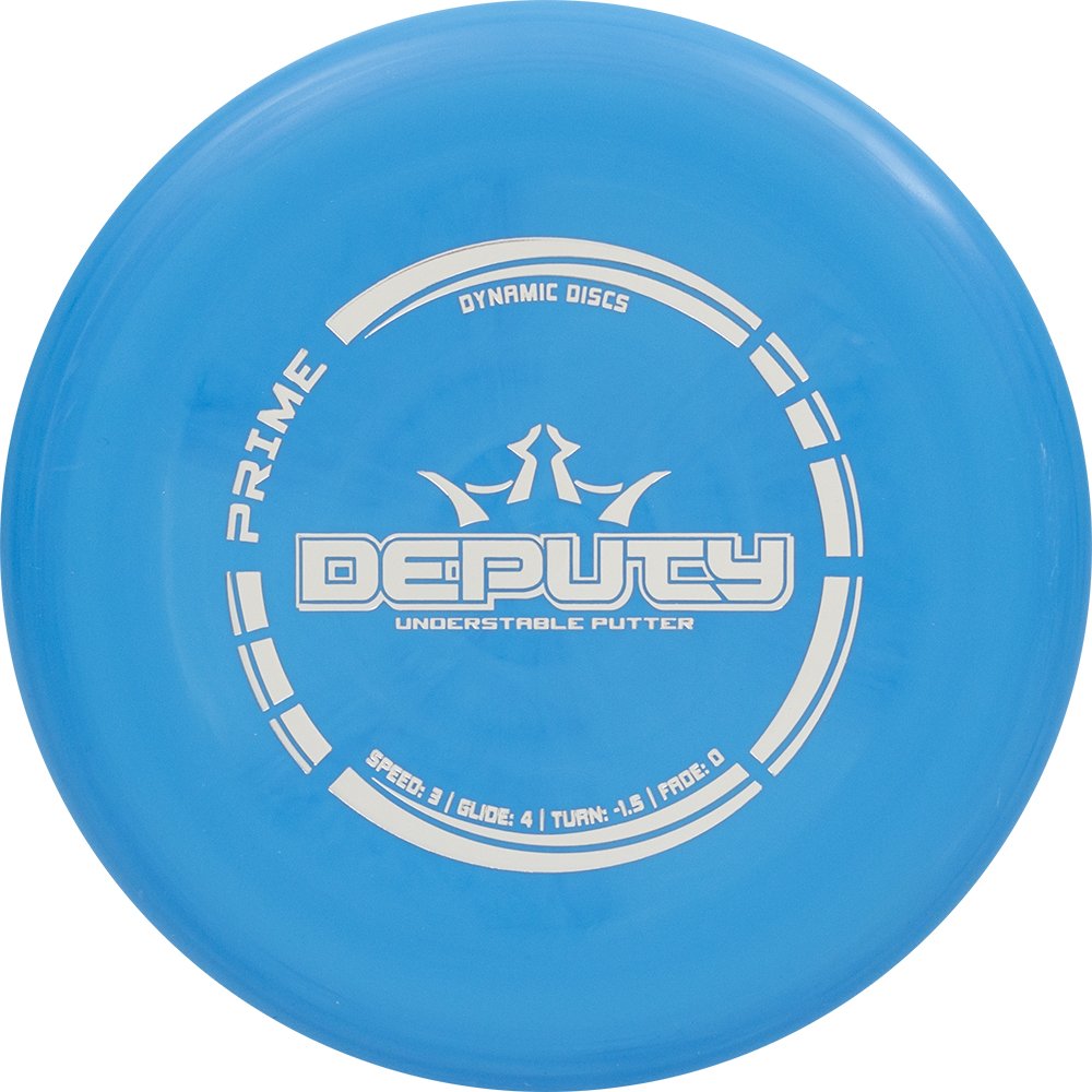 Dynamic Discs Prime Deputy Putter Golf Disc [Colors May Vary] - 173-176g