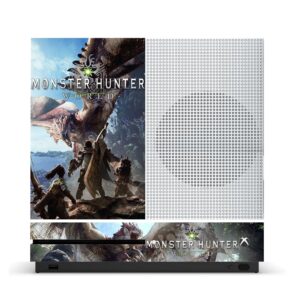 monster hun world mhw game skin for xbox one s slim console