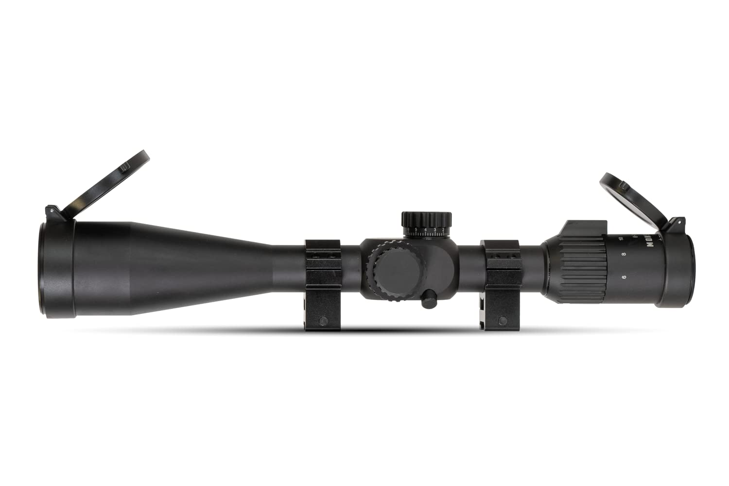 Monstrum G2 6-24x50 First Focal Plane FFP Rifle Scope with Illuminated Rangefinder Reticle and Parallax Adjustment | Black