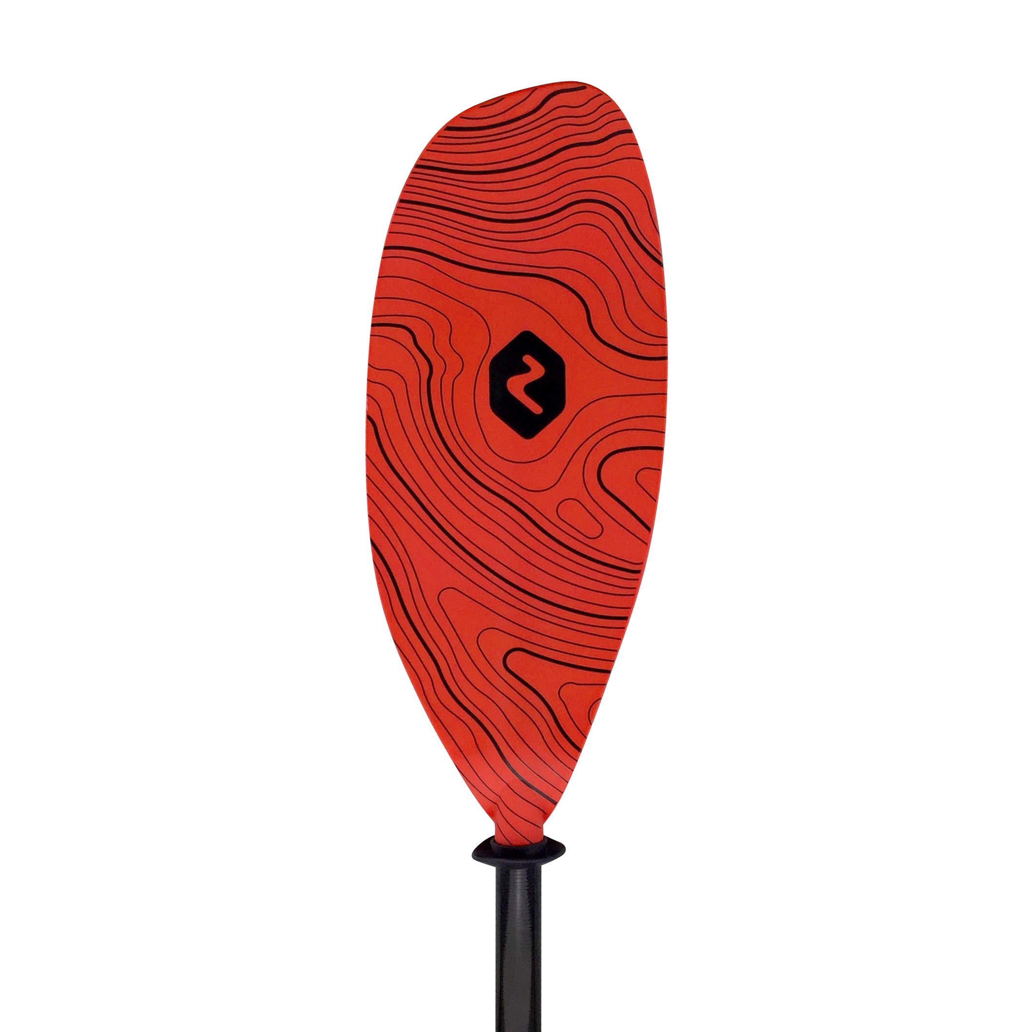 Vibe Evolve Fiberglass Kayak Paddle - Adjustable Length Canoe and Kayak Paddle - Durable Fiberglass & Reinforced Nylon Kayak Oar, Adjustable Paddle for Adults, 230-250cm, Tsunami Red