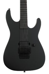 esp ltd m-black metal electric guitar, black satin