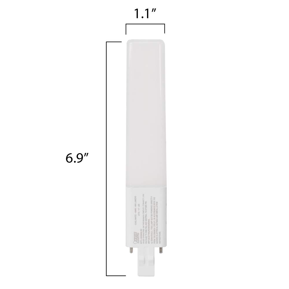 Feit Electric BPPL13/H/840/LED 13W EQ Non-DM Horizontal PL13 GX23 LED Light Bulb