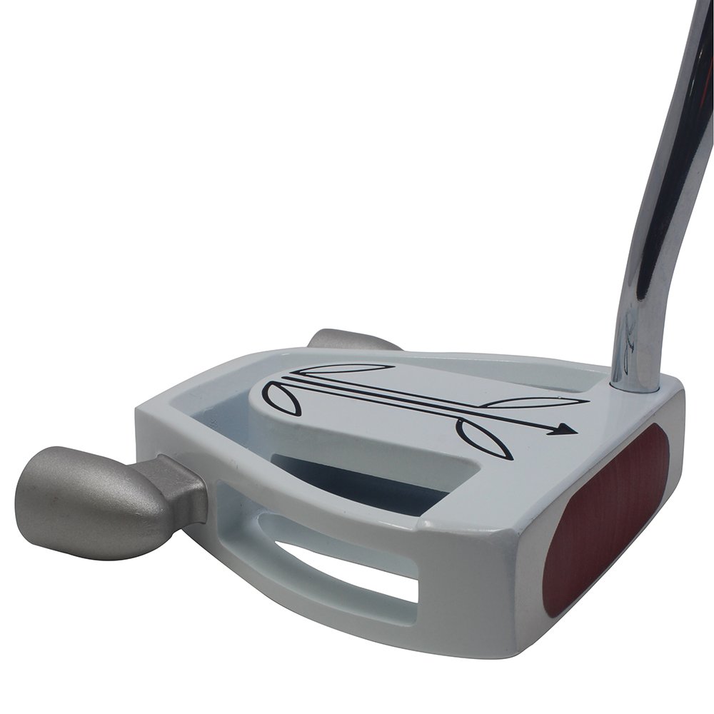 T7 Twin Engine White Mallet Golf Putter Right Handed with Alignment Line Up Hand Tool 35 Inches Men's Standard Length Perfect for Lining up Your Putts