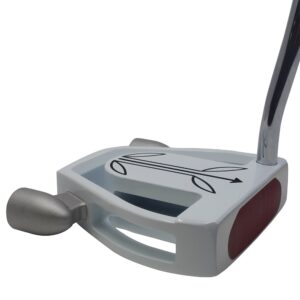 T7 Twin Engine White Mallet Golf Putter Right Handed with Alignment Line Up Hand Tool 32 Inches Petite Lady's Perfect for Lining up Your Putts