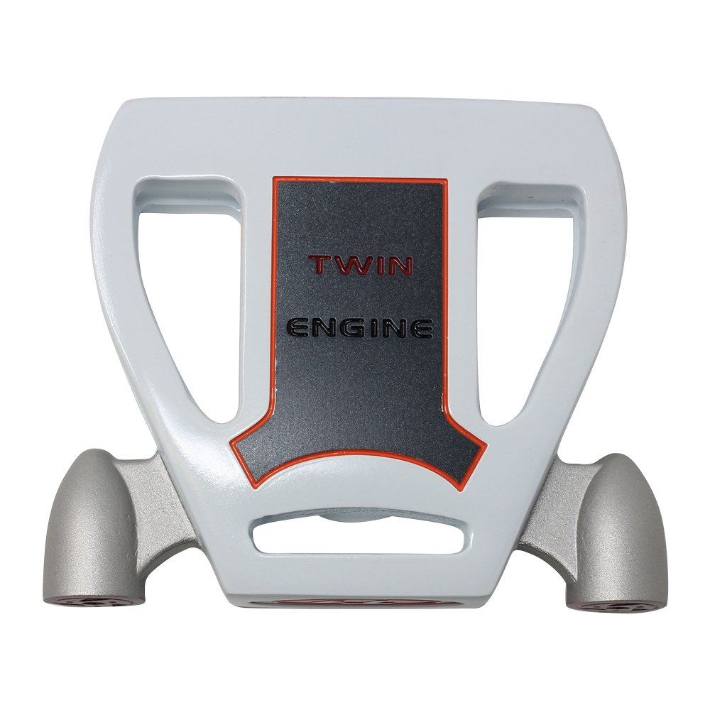 T7 Twin Engine White Mallet Golf Putter Right Handed with Alignment Line Up Hand Tool 34 Inches Short Men's Perfect for Lining up Your Putts