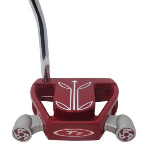 T7 Twin Engine Red Mallet Golf Putter Right Handed with Alignment Line Up Hand Tool 31 Inches Ultra Petite Lady's Perfect for Lining up Your Putts