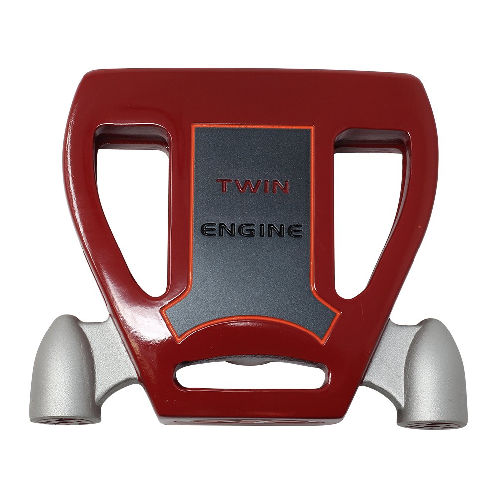 T7 Twin Engine Red Mallet Golf Putter Right Handed with Alignment Line Up Hand Tool 36 Inches Tall Men's Perfect for Lining up Your Putts