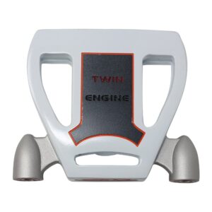 T7 Twin Engine White Mallet Golf Putter Right Handed with Alignment Line Up Hand Tool 35 Inches Senior Men's Perfect for Lining up Your Putts