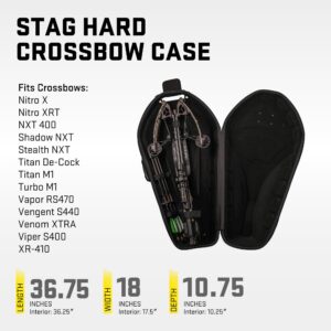 TenPoint STAG Hard Case, Black - Easily Transport & Protect Your Crossbow