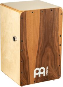 meinl percussion snarecraft professional walnut snare cajon (scp100wn)