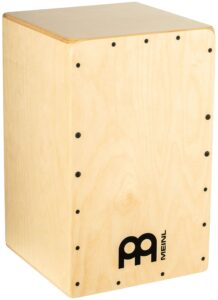 meinl cajon box drum with internal snares - made in europe - baltic birch wood, snarecraft series, 2-year warranty (sc100b)