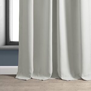 HPD Half Price Drapes Bellino Room Darkening Curtains 108 Inches Long Curtains for Bedroom & Living Room (1 Panel), 50W x 108L, Chalk Off White