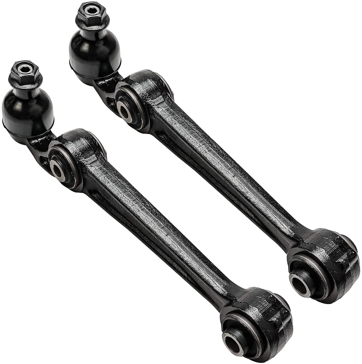 Detroit Axle - Front Lower Control Arms for 2007-2012 Ford Fusion Lincoln MKZ Mercury Milan, 4 Lower Rearward & Forward Control Arms & Ball Joints Assembly, 4pc Suspension Kit Replacement