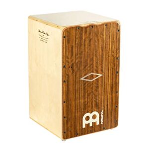 meinl artisan string cajon with mongoy frontplate / baltic birch body - made in spain - bulería line, 2-year warranty (aeblmy)