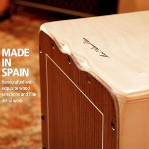 Meinl Artisan String Cajon with Mongoy Frontplate / Baltic Birch Body - MADE IN SPAIN - Bulería Line, 2-YEAR WARRANTY (AEBLMY)