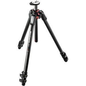 manfrotto mt055cxpro3 055 carbon fiber 3-section tripod with horizontal column (black) includes a bonus zaykir tripod strap non-slip with two quick-release loops (black)