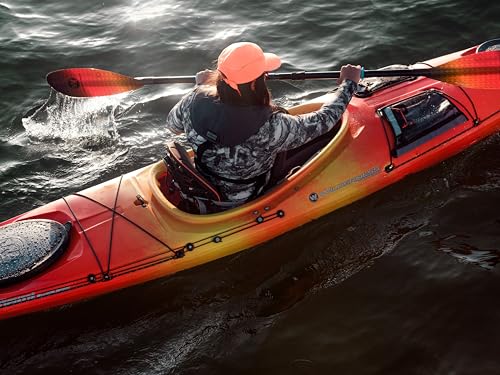 Wilderness Systems Tsunami 145 | Sit Inside Touring Kayak | Multiple Storage Options - Phase 3 Air Pro Seating | 14' 6" | Mango