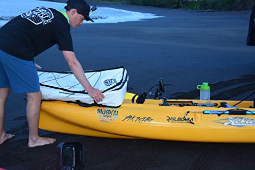 Reliable Fishing Products Insulated Kayak Bag 20" x 36" -takes up less space and keeps your fish fresh and protected, no matter the elements. Produced in USA,White