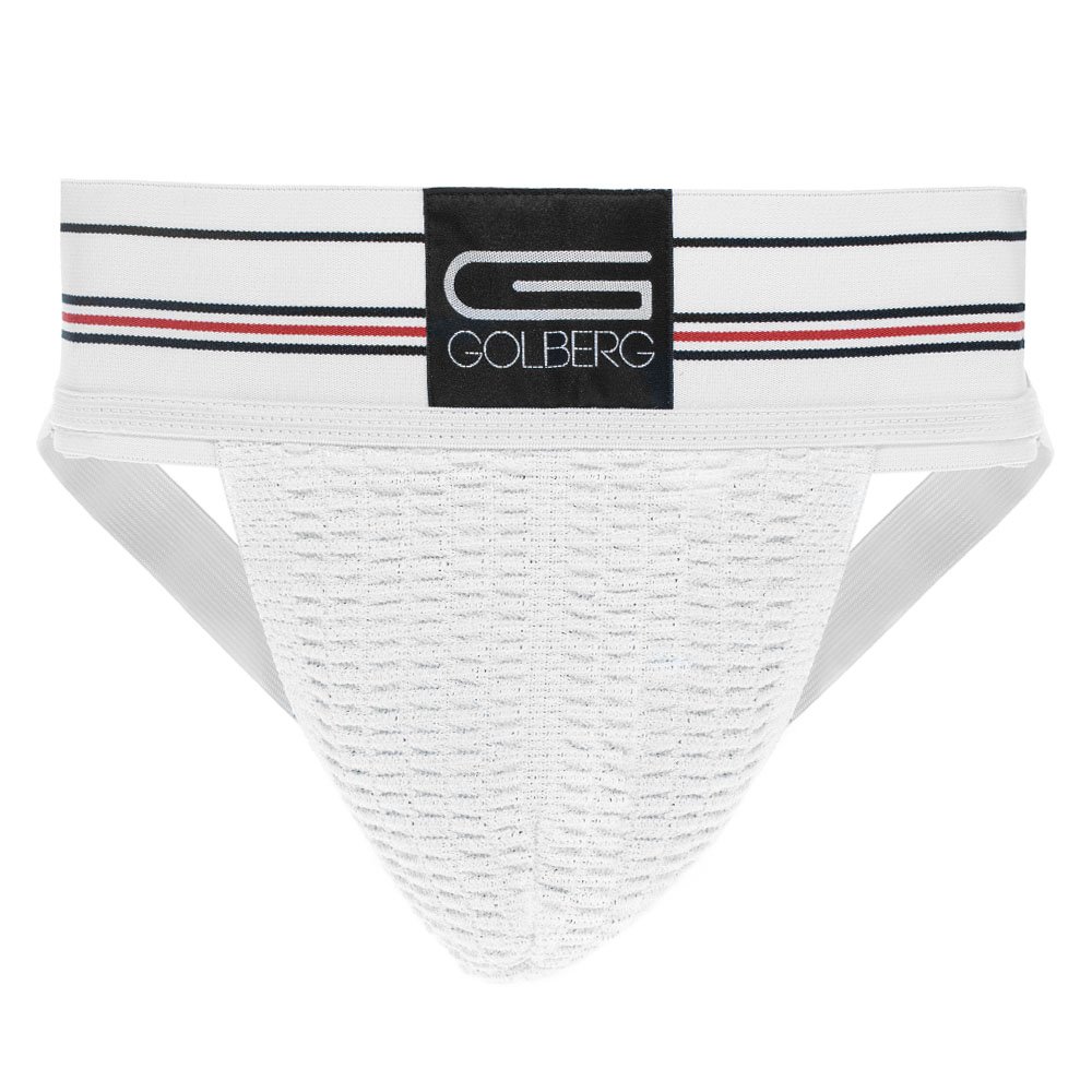 GOLBERG Performance Sport Jock Strap - Active White Color - (Medium)