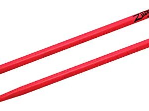 Avedis Zildjian Company 5A Acorn Neon Pink Drumsticks